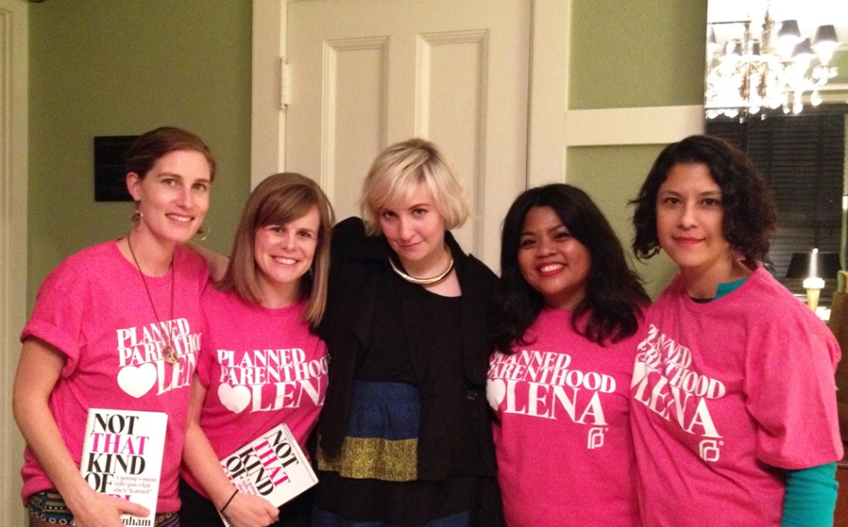 Planned Parenthood is Teamed with Lena Dunham on the Not That Kind of Girl book tour.